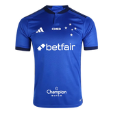 Camiseta Cruzeiro 23/24 I Casa - Todos los Patrocinios - Versión Aficionado