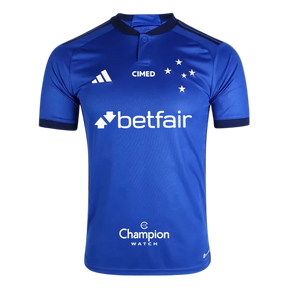 Camiseta Cruzeiro 23/24 I Casa - Todos los Patrocinios - Versión Aficionado