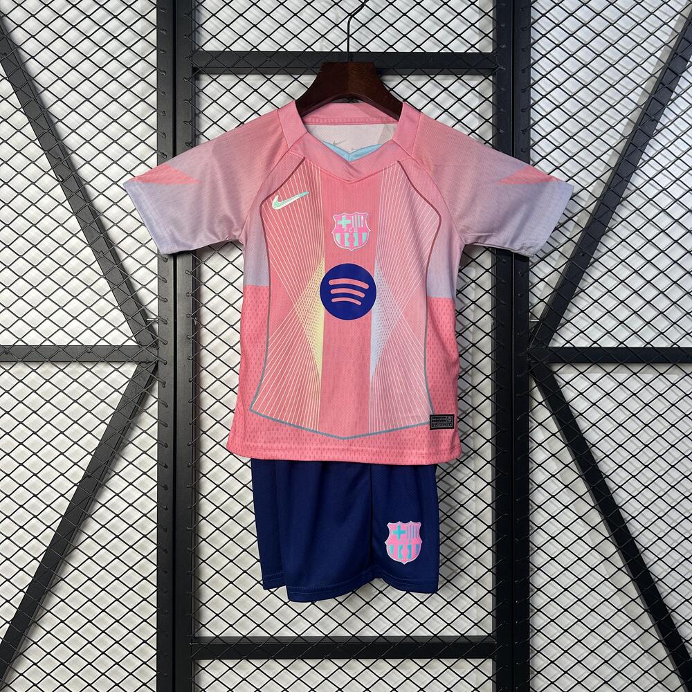 BARCELONA EDICIÓN ESPECIAL ROSA 25/26 CONJUNTO INFANTIL