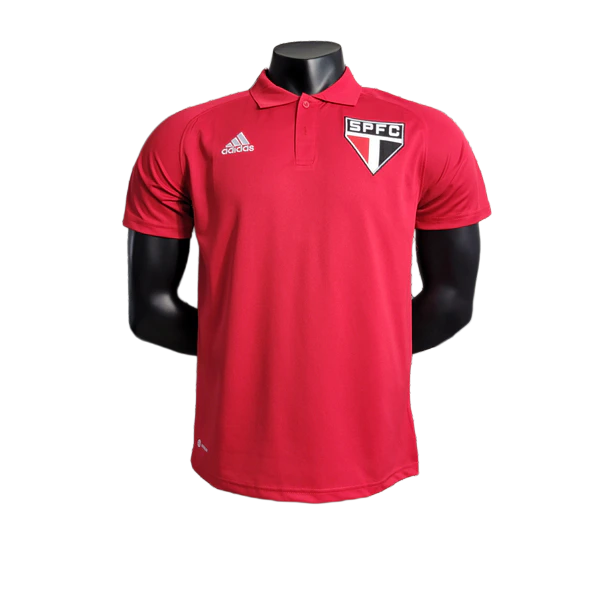 Camiseta São Paulo 23/24 Edición Polo - Rojo - Versión Aficionado
