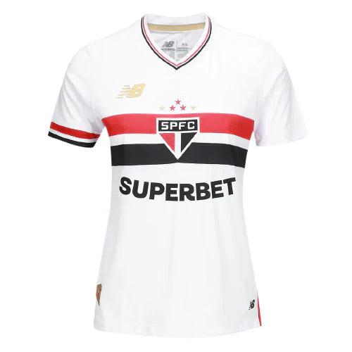 Camiseta São Paulo 25/26 I Casa - Mujer