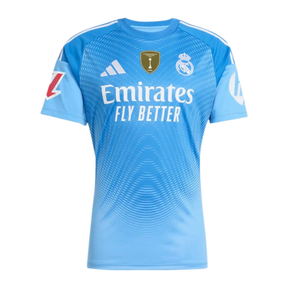 Camiseta Real Madrid 25/26 Portero - Azul - Versión Aficionado