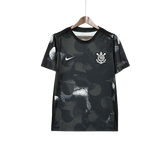 Camiseta Corinthians 25/26 Pre-Partido - Negra - Versión Aficionado