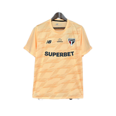 Camiseta São Paulo 24/25 Entrenamiento - Beige - Todos los Patrocinios - Versión Aficionado