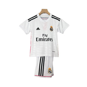 Conjunto Infantil Retrô - Real Madrid 14/15 I Casa