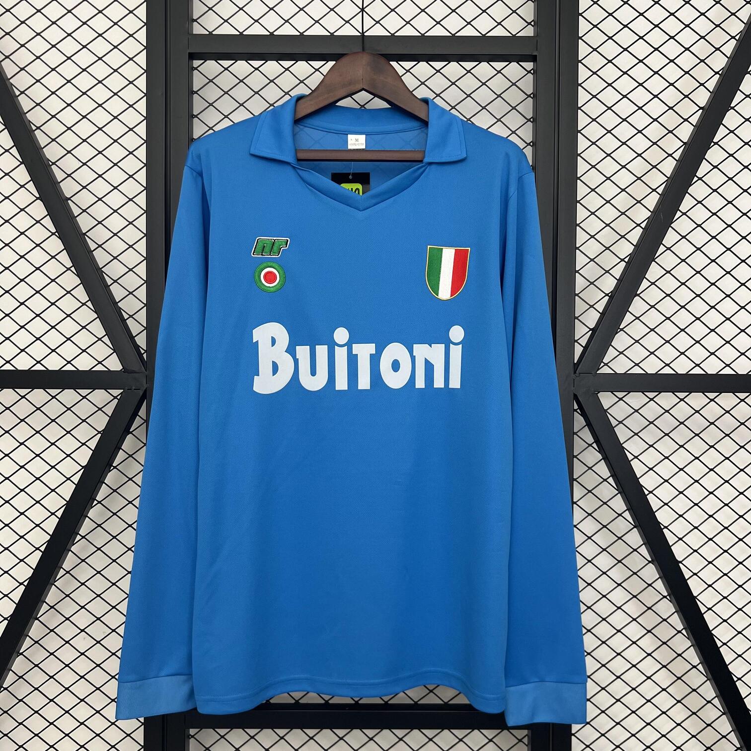 NAPOLI I 87/88 HOMBRE (RETRO) MANGA LARGA