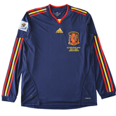 Camiseta España 2010 II Visitante - Manga Larga Versión Retro