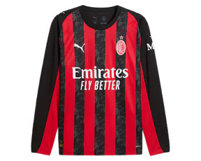 Camiseta AC Milan 25/26 I Casa - Manga Larga