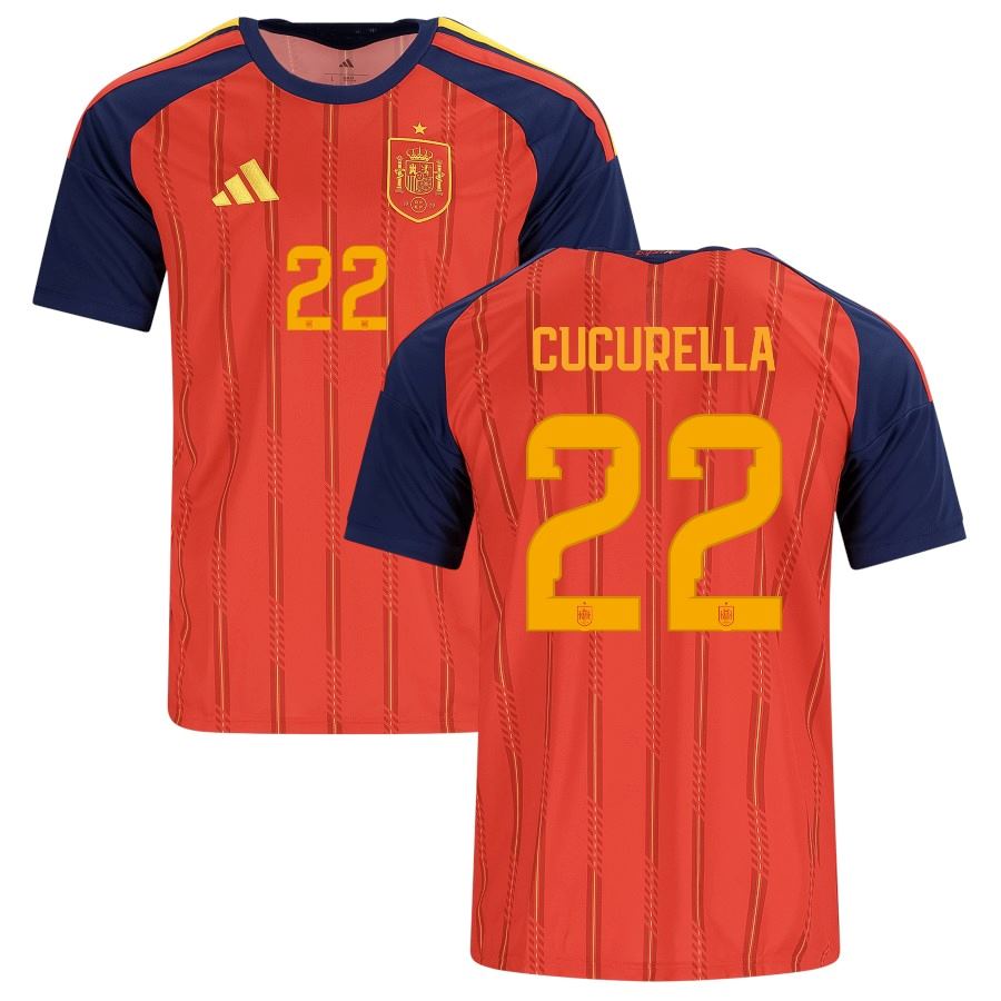 Camiseta Cucurella - España 26/27 I Casa - Versión Aficionado