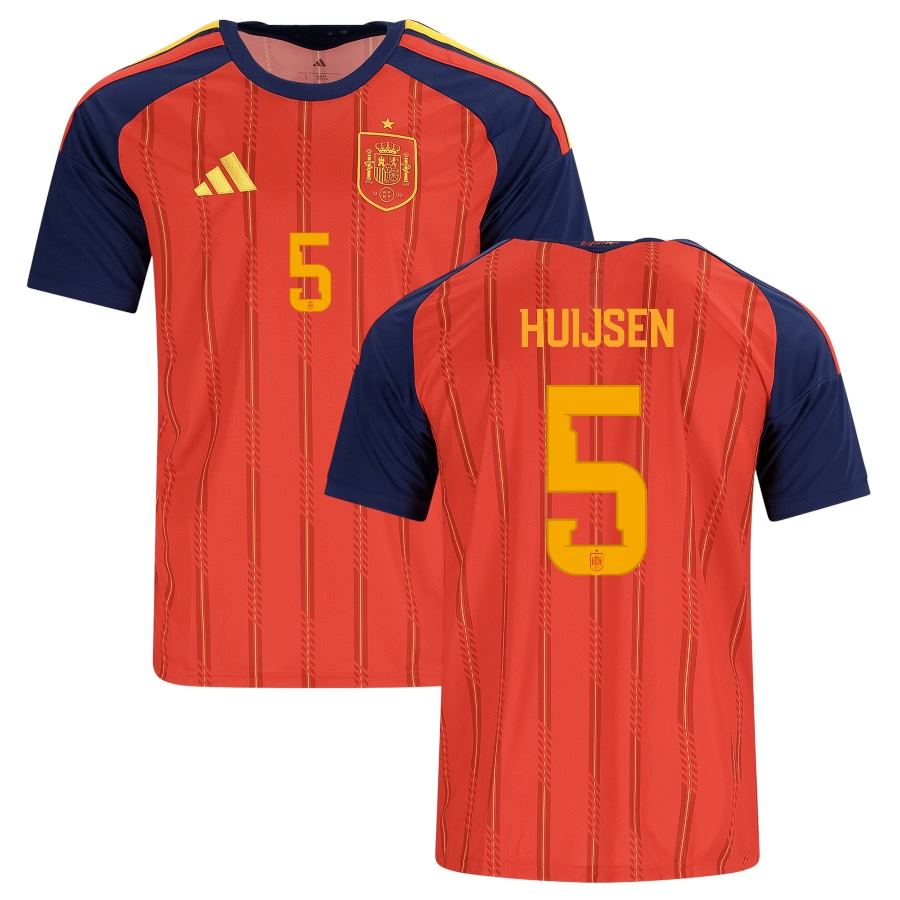 Camiseta Huijsen - España 26/27 I Casa - Versión Aficionado