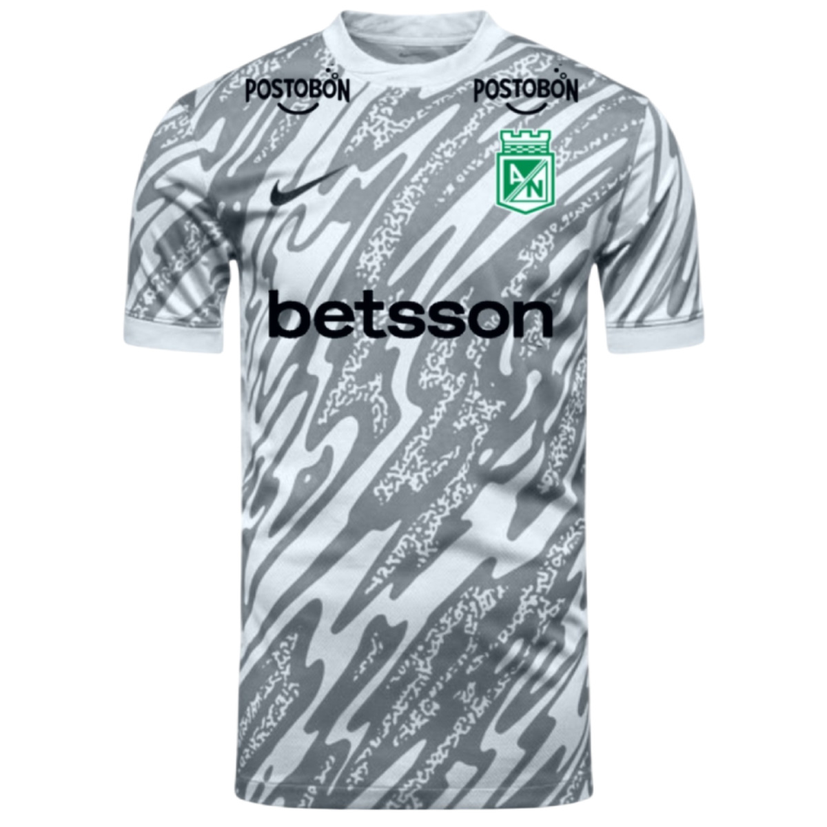 Camiseta Atlético Nacional 25/26 Portero - Gris - Versión Aficionado
