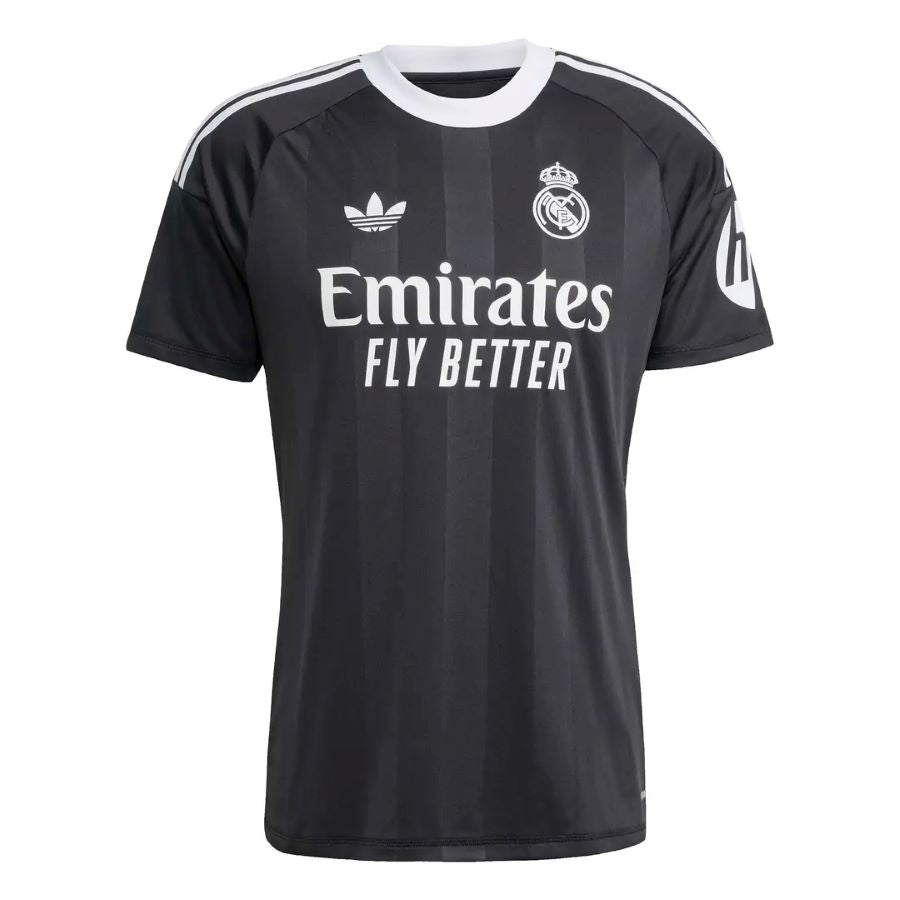 Camiseta Real Madrid 25/26 Portero - Negro - Versión Aficionado
