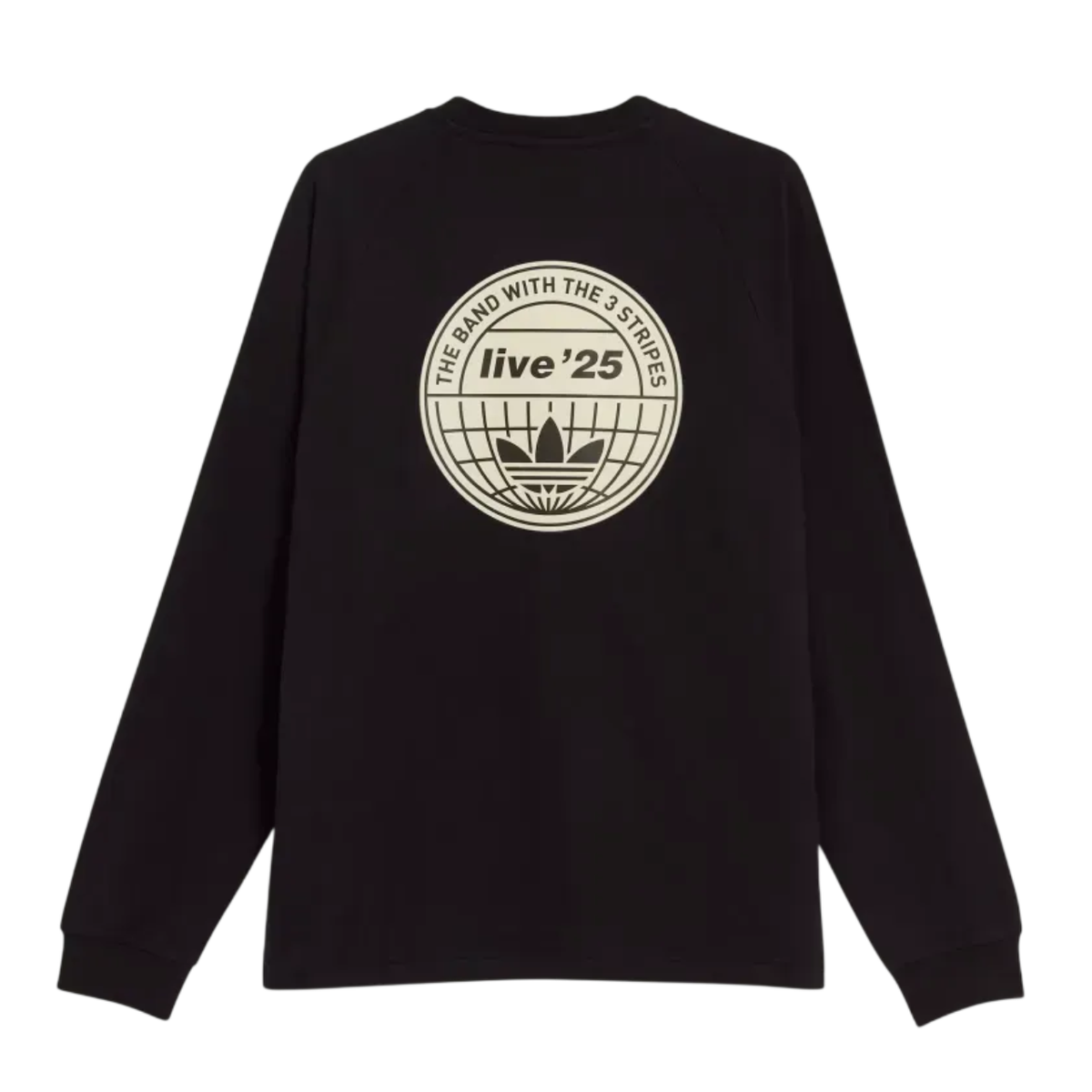 Edición Oasis - Camiseta Oasis Tour 3 Rayas Negra - Manga Larga