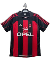 Camiseta AC Milan 00/02 I Casa - Versión Retro