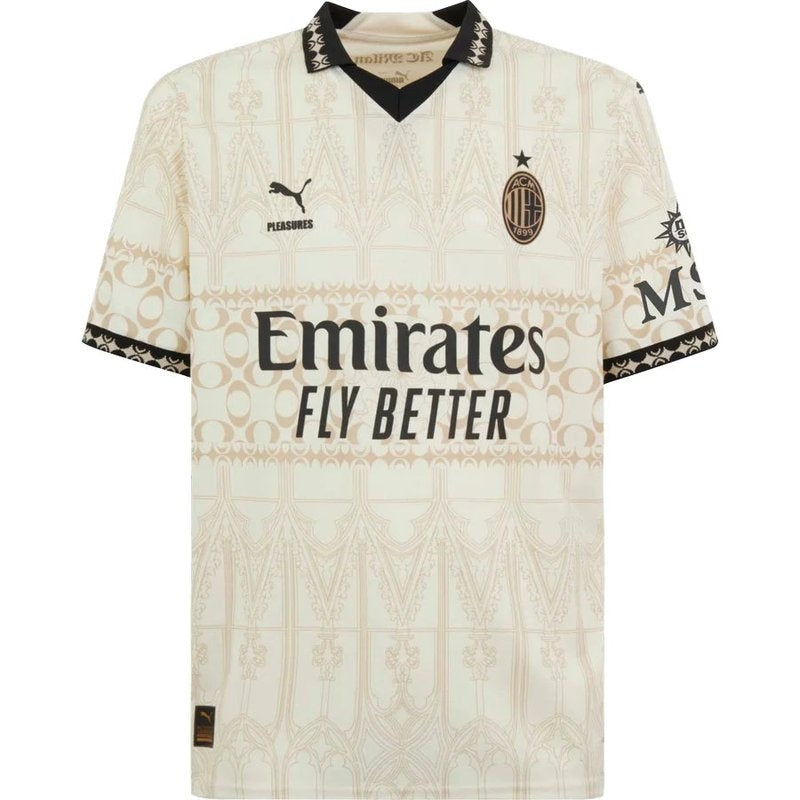 Camiseta AC Milan 23/24 Pleasures - Versión Aficionado