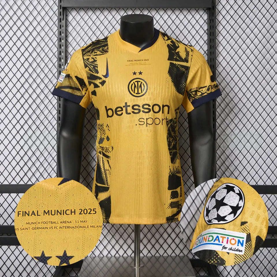 INTER DE MILAN FINAL CHAMPIONS LEAGUE 24/25 HOMBRE (VERSIÓN JUGADOR)