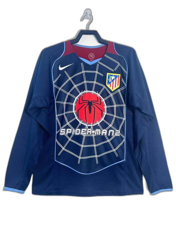 Camiseta Atlético de Madrid 04/05 II Visitante - Manga Larga Versión Retro