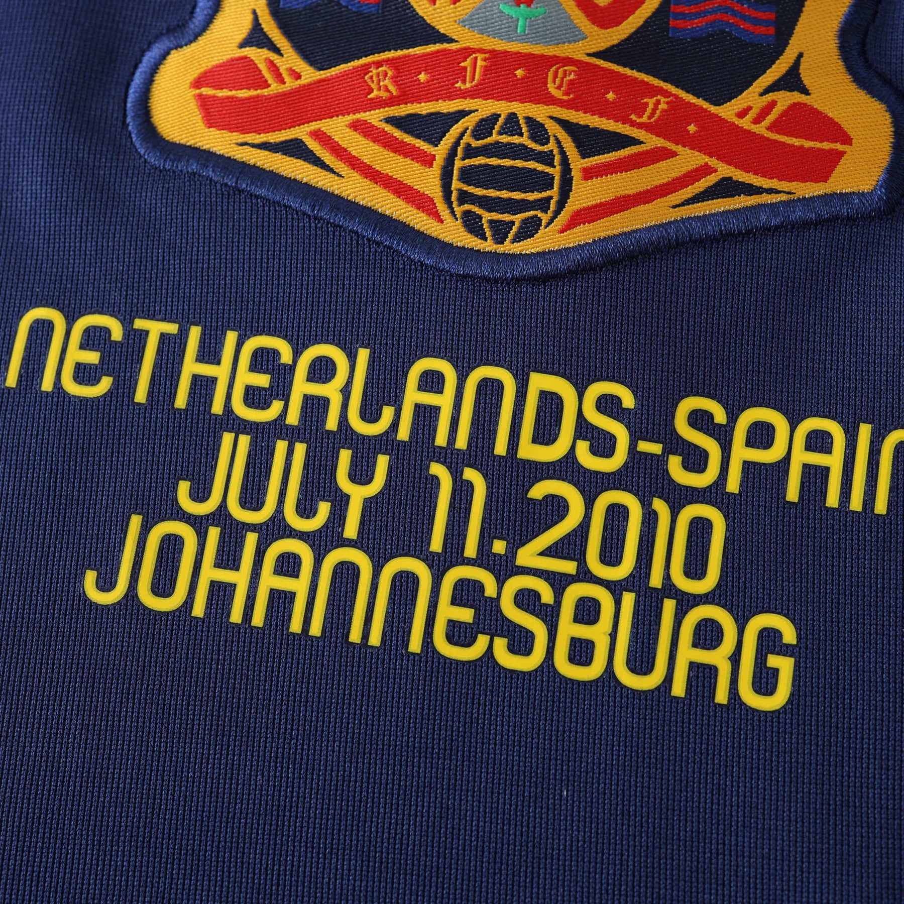 Camiseta España 2010 II Visitante - Manga Larga Versión Retro