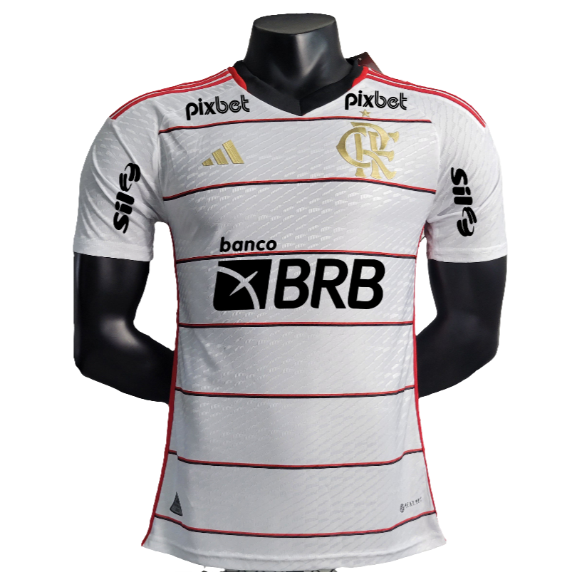 Camiseta Flamengo 23/24 II Visitante - Todos los Patrocinios - Versión Jugador