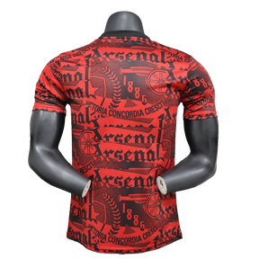 Camiseta Arsenal 25/26 Entrenamiento - Rojo Oscuro - Versión Jugador