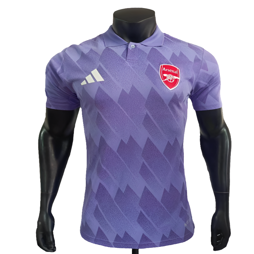 Camiseta Arsenal 25/26 Edición Polo - Morada - Versión Jugador