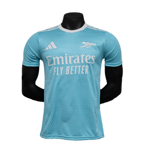 Camiseta Arsenal 25/26 Pre-Partido - Azul Celeste - Versión Jugador