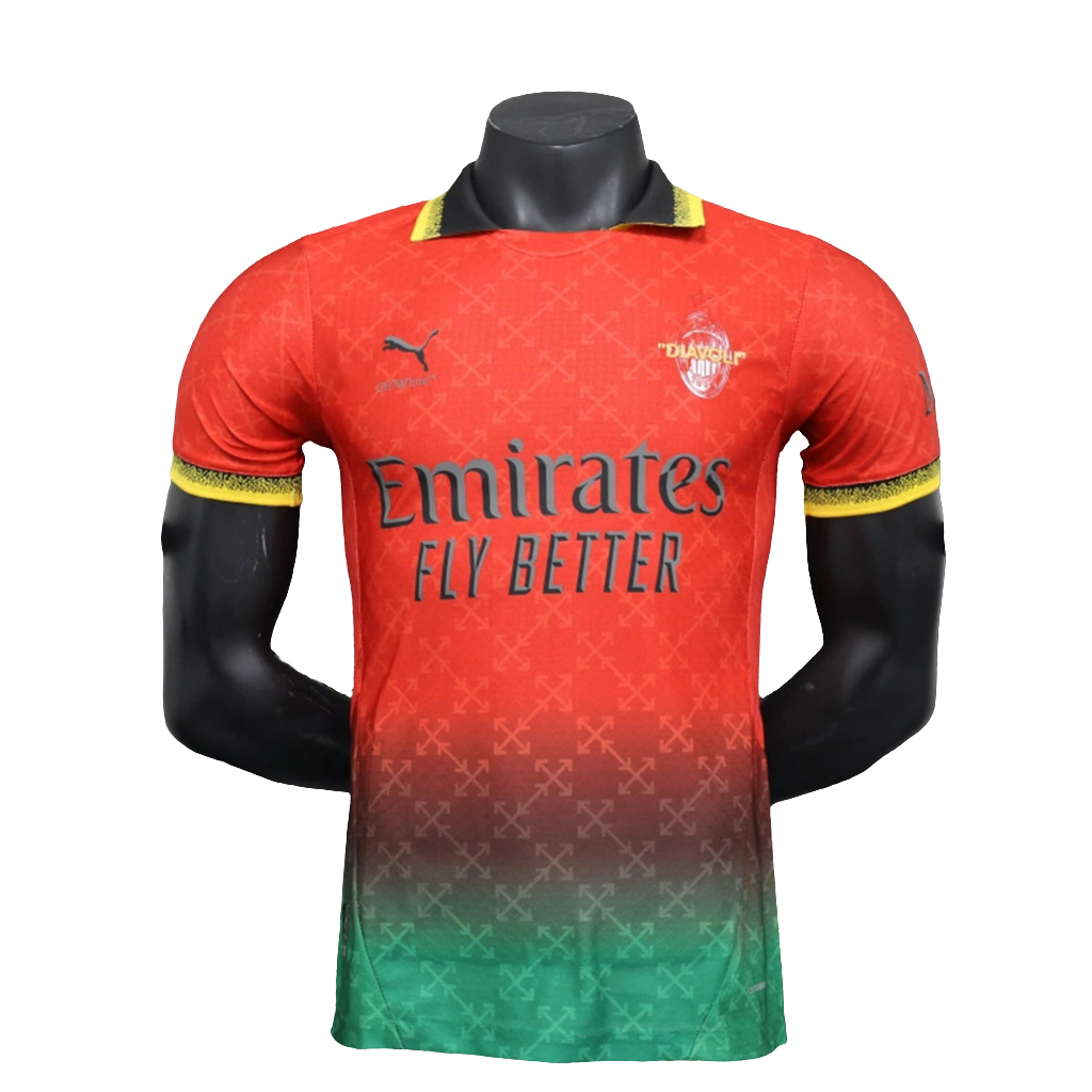 Camiseta AC Milan 25/26 Edición Conmemorativa - Roja - Versión Jugador