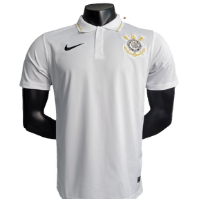 Camiseta Corinthians 23/24 Edición Polo - Blanco - Versión Aficionado