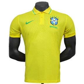 Camiseta Brasil 25/26 Edición Polo - Amarilla - Versión Jugador
