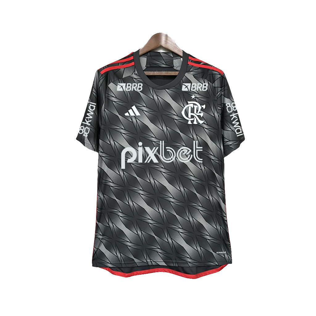 Camiseta Flamengo 24/25 III Tercera - Todos los Patrocinios - Versión Aficionado
