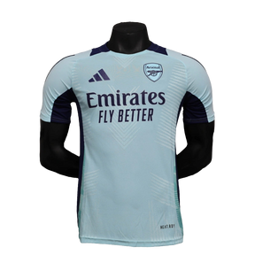 Camiseta Arsenal 24/25 Pre-Partido - Azul Claro - Versión Jugador