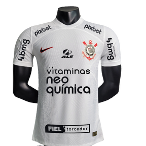 Camiseta Corinthians 23/24 I Casa - Todos los Patrocinios - Versión Jugador