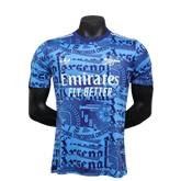 Camiseta Arsenal 25/26 Pre-Partido - Azul - Versión Jugador