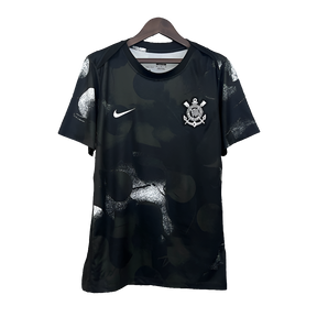Camiseta Corinthians 25/26 Entrenamiento - Negra - Versión Aficionado