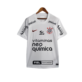 Camiseta Corinthians 23/24 I Casa - Todos los Patrocinios - Versión Aficionado