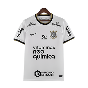 Camiseta Corinthians 22/23 I Casa - Todos los Patrocinios - Versión Aficionado