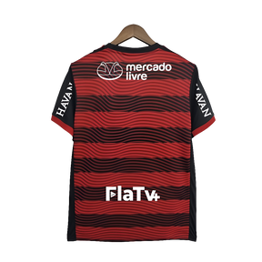 Camiseta Flamengo 22/23 I Casa - Todos los Patrocinios - Versión Aficionado
