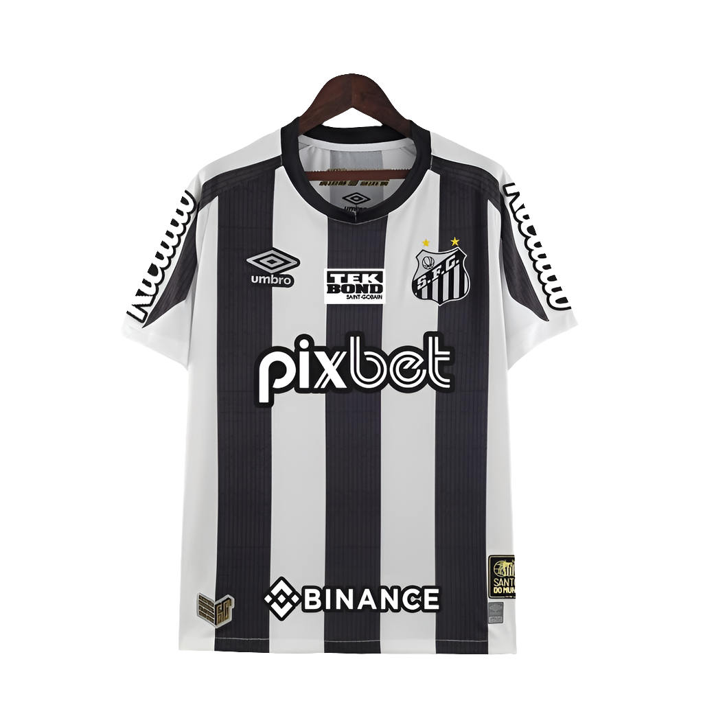 Camiseta Santos 22/23 II Visitante - Todos los Patrocinios - Versión Aficionado