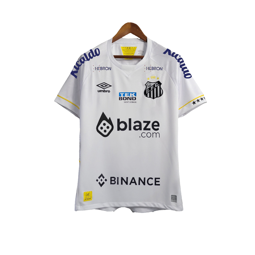 Camiseta Santos 23/24 I Casa - Todos los Patrocinios - Versión Aficionado