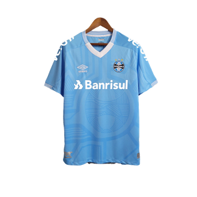 Camiseta Grêmio 23/24 Edición Especial - Azul Celeste - Todos los Patrocinios - Versión Aficionado