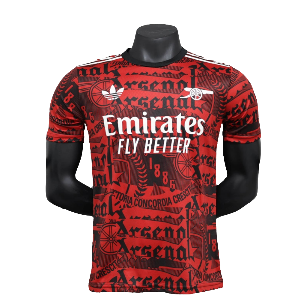 Camiseta Arsenal 25/26 Entrenamiento - Rojo Oscuro - Versión Jugador