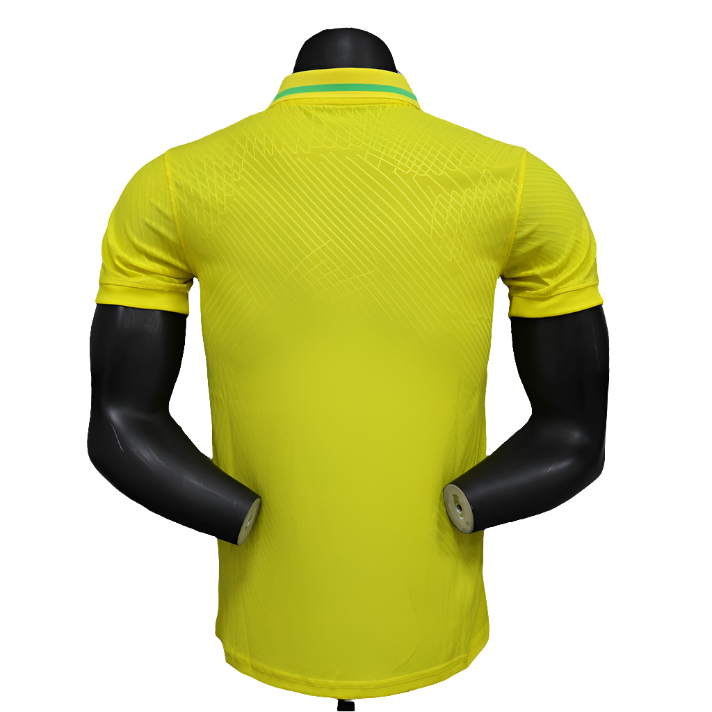 Camiseta Brasil 25/26 Edición Polo - Amarilla - Versión Jugador