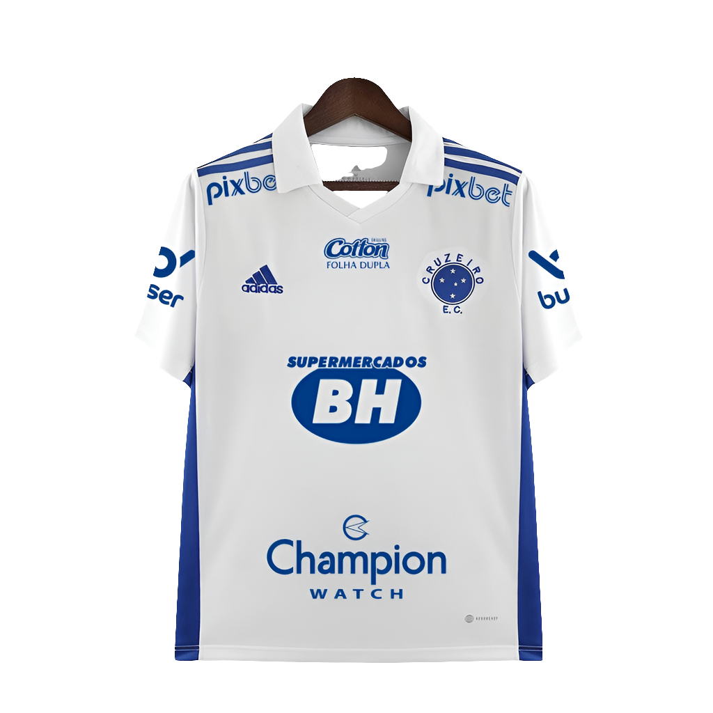 Camiseta Cruzeiro 22/23 II Visitante - Todos los Patrocinios - Versión Aficionado