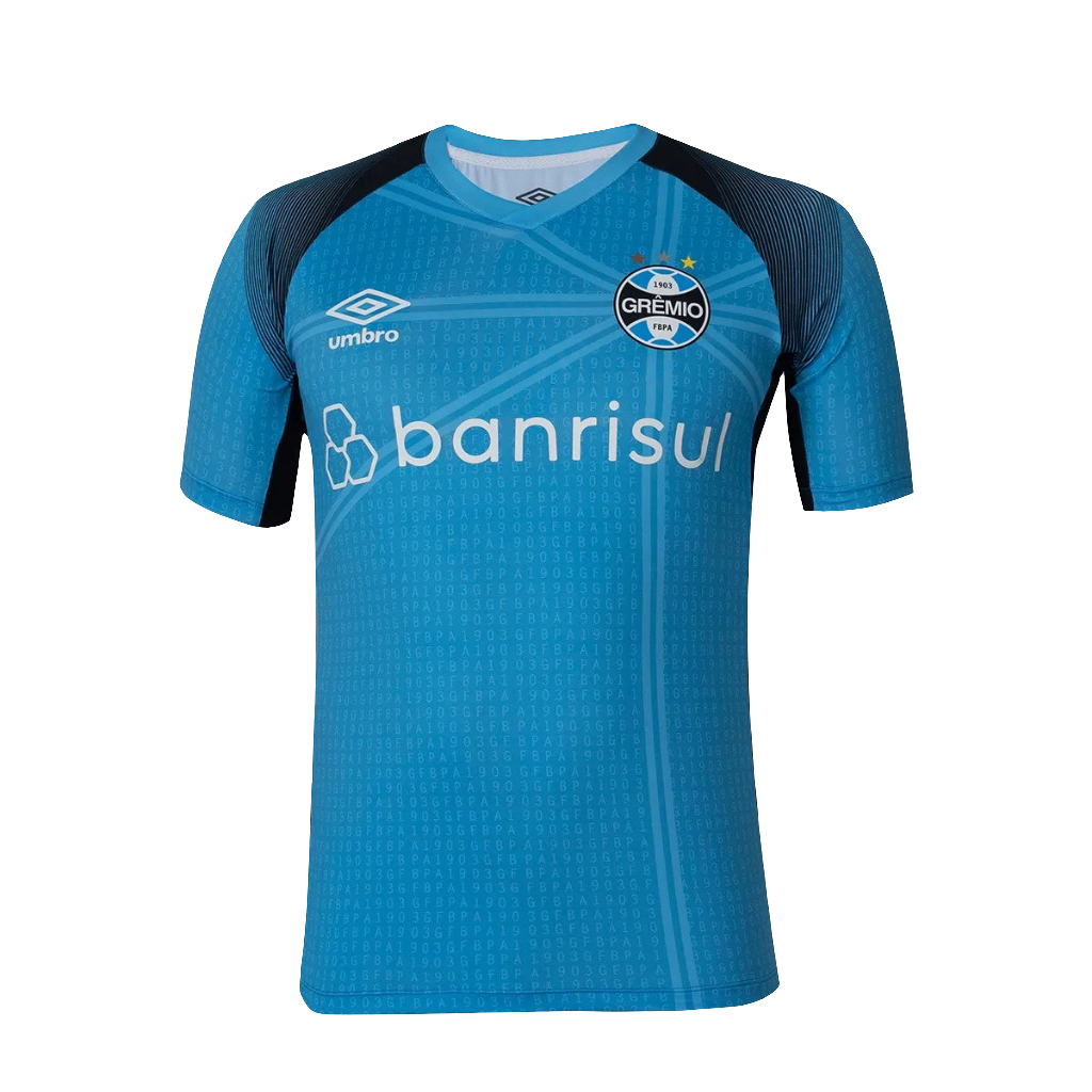 Camiseta Grêmio 23/24 Pre-Partido - Azul - Versión Aficionado