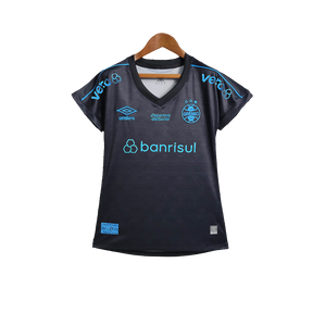 Camiseta Grêmio 23/24 III Tercera - Todos los Patrocinios - Femenina