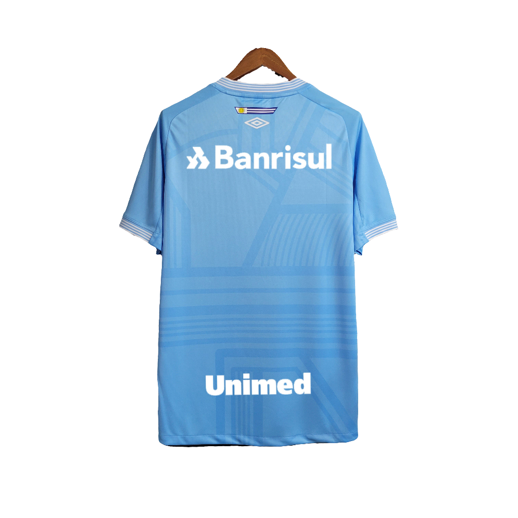 Camiseta Grêmio 23/24 Edición Especial - Azul Celeste - Todos los Patrocinios - Versión Aficionado