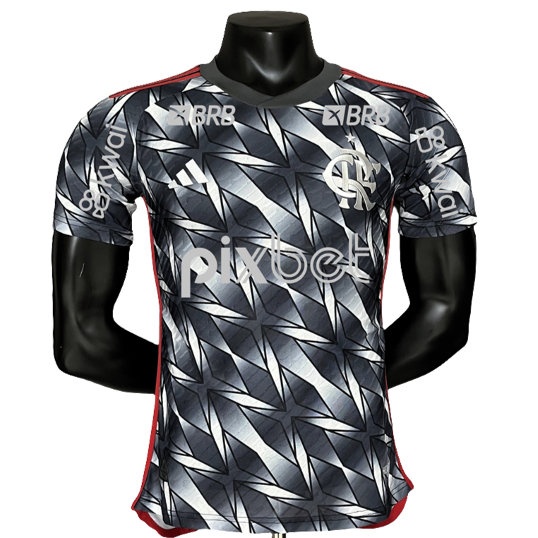 Camiseta Flamengo 24/25 III Tercera - Todos los Patrocinios - Versión Jugador
