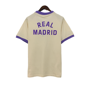 Camiseta Real Madrid 25/26 Edición Casual - Beige - Versión Aficionado
