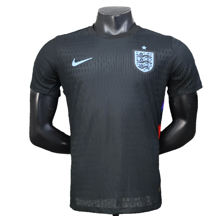 Camiseta Inglaterra 25/26 Entrenamiento - Negra - Versión Jugador