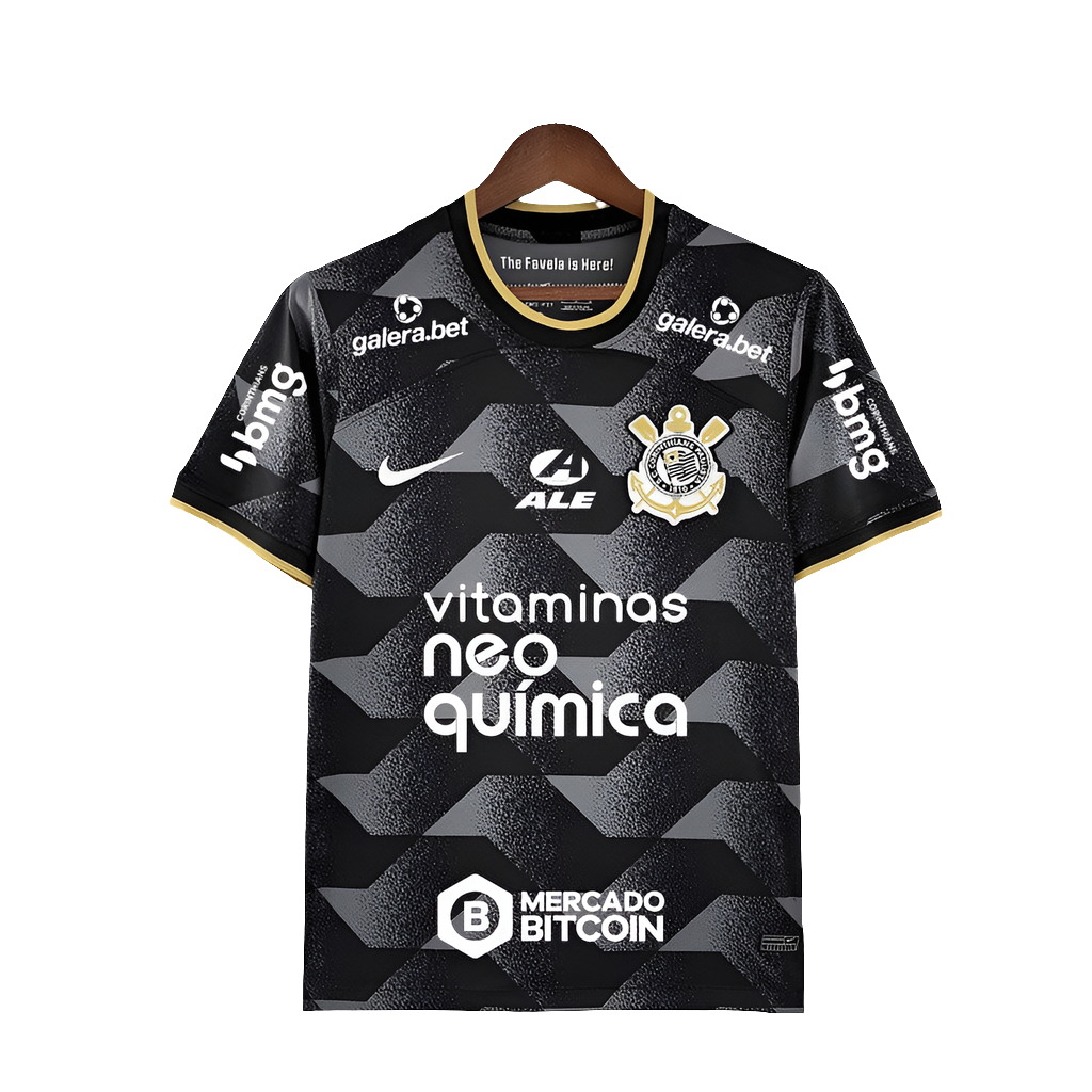 Camiseta Corinthians 22/23 II Visitante - Todos los Patrocinios - Versión Aficionado